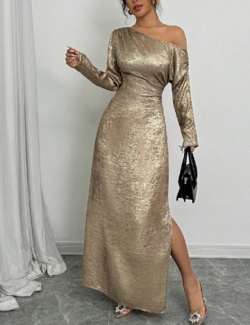 Rochie lunga SHEIN, auriu
