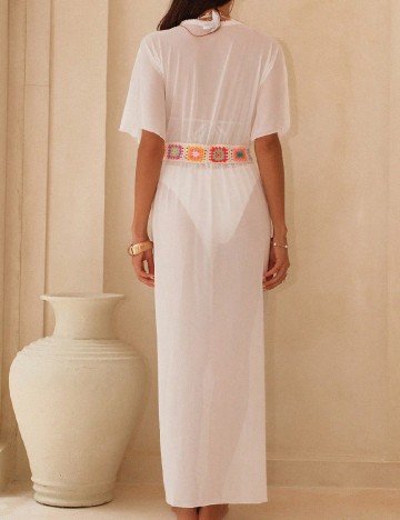 Rochie de plaja SHEIN, alb