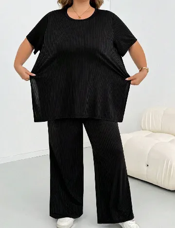 Compleu SHEIN CURVE, negru