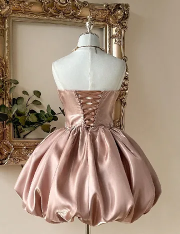 Rochie scurta SHEIN, piersica