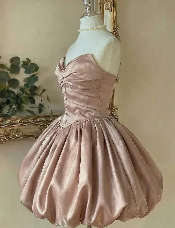 Rochie scurta SHEIN, piersica