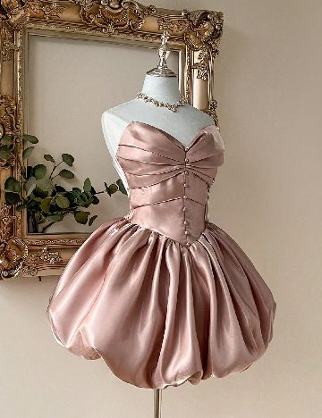 Rochie scurta SHEIN, piersica