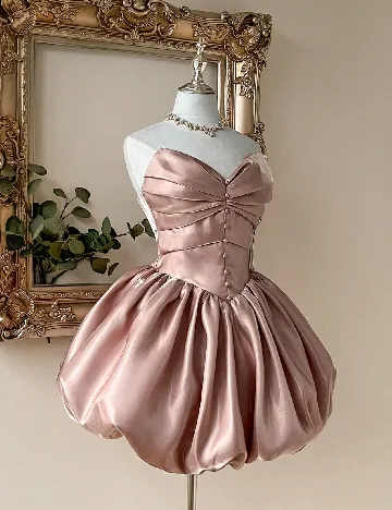Rochie scurta SHEIN, piersica