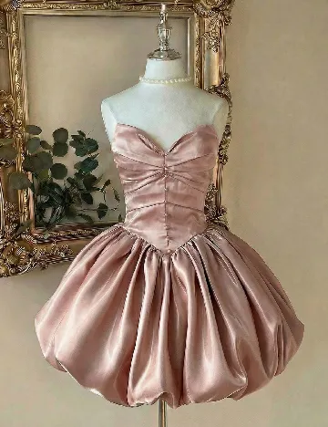 Rochie scurta SHEIN, piersica