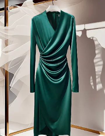 Rochie medie SHEIN, verde