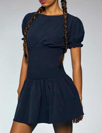 Rochie scurta SHEIN, bleumarin