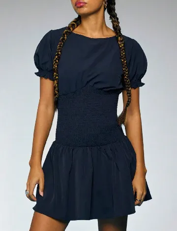 Rochie scurta SHEIN, bleumarin