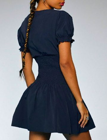 Rochie scurta SHEIN, bleumarin