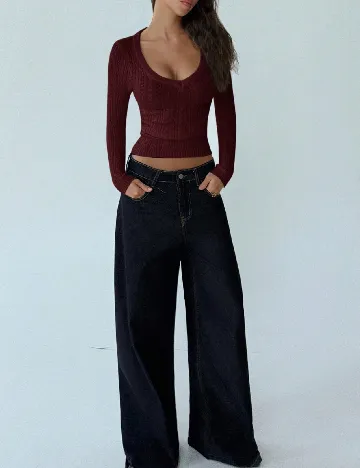 Bluza SHEIN, grena