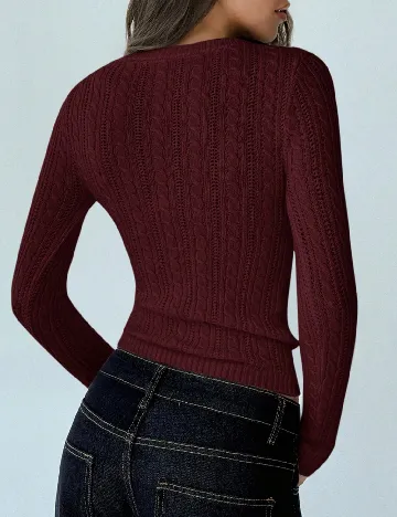 Bluza SHEIN, grena