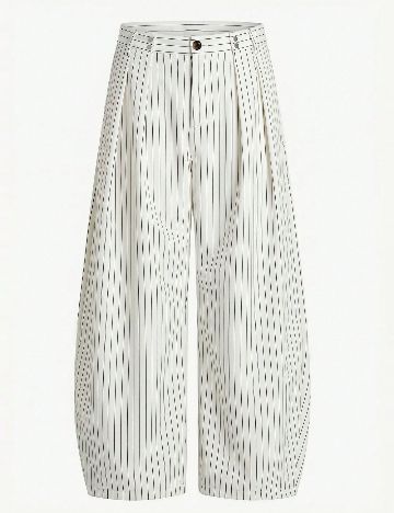 Pantaloni SHEIN, alb