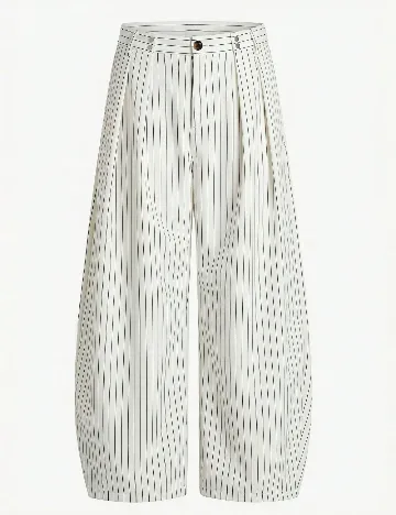 Pantaloni SHEIN, alb