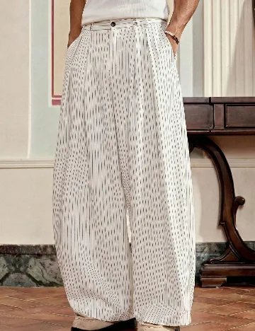 Pantaloni SHEIN, alb
