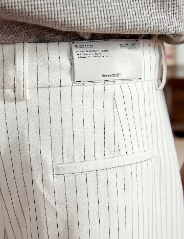 Pantaloni SHEIN, alb