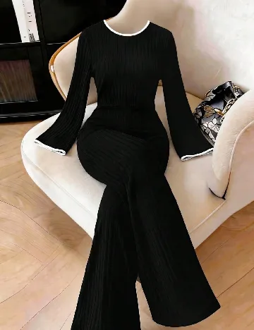 Salopeta SHEIN CURVE, negru