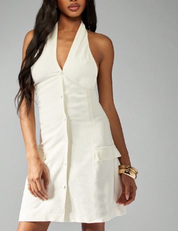 Rochie scurta Missguided, alb