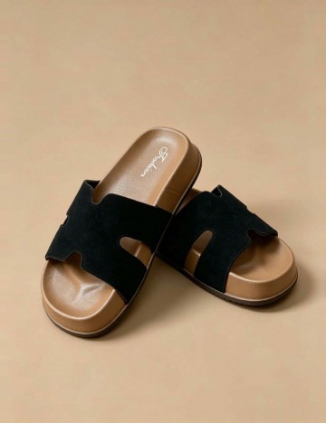 Slapi SHEIN, negru