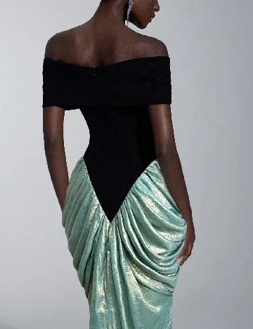 Rochie lunga Toleen, albastru