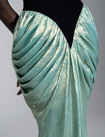 Rochie lunga Toleen, albastru