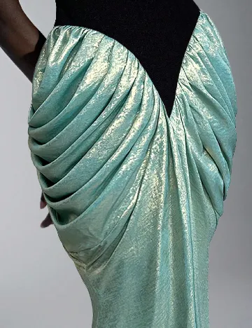 Rochie lunga Toleen, albastru
