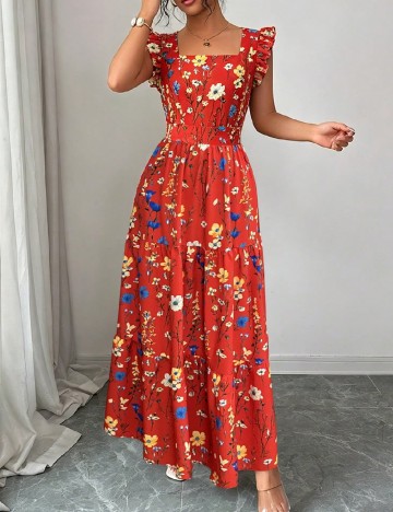 Rochie lunga SHEIN, rosu