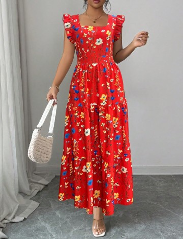 Rochie lunga SHEIN, rosu