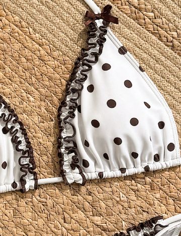Costum de baie SHEIN, alb