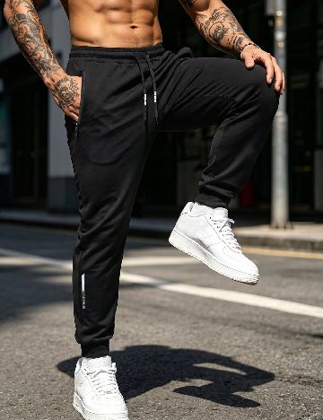 Pantaloni SHEIN, negru