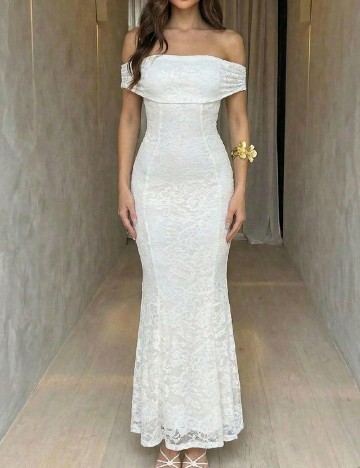 Rochie lunga SHEIN, alb