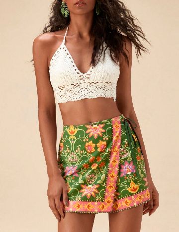 Pantaloni scurti SHEIN, verde