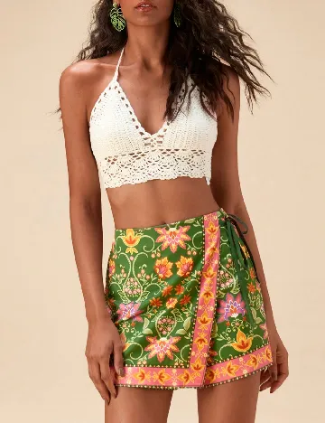 Pantaloni scurti SHEIN, verde