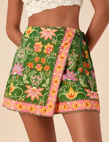 Pantaloni scurti SHEIN, verde