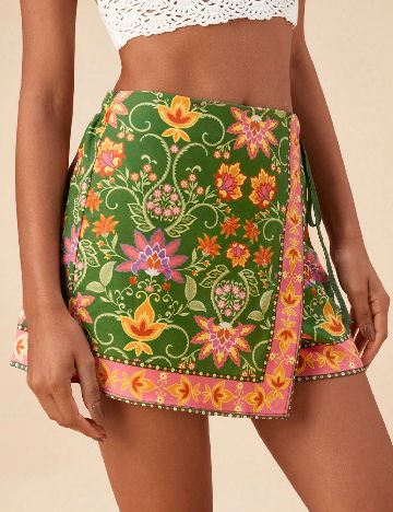 Pantaloni scurti SHEIN, verde