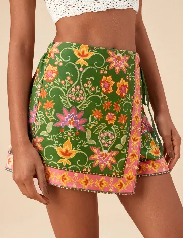Pantaloni scurti SHEIN, verde