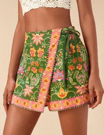 Pantaloni scurti SHEIN, verde
