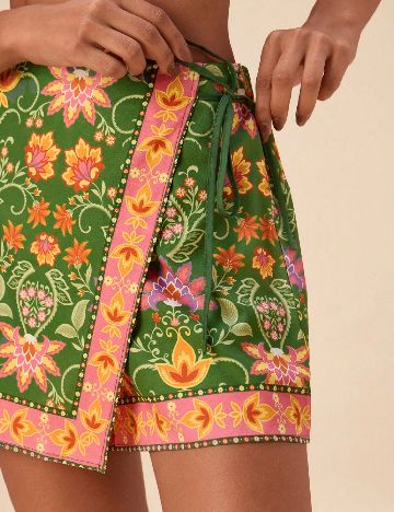 Pantaloni scurti SHEIN, verde