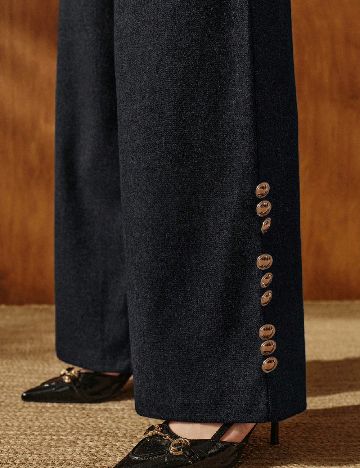 Pantaloni Anewsta, gri inchis