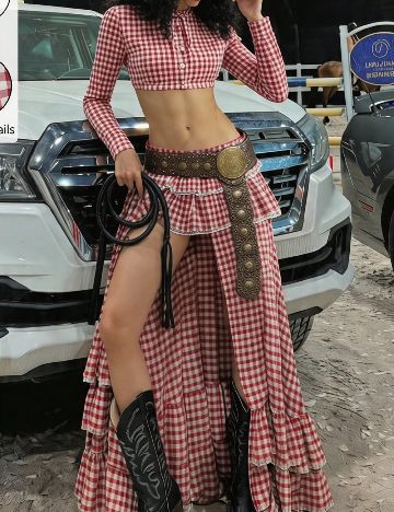 Top SHEIN, rosu