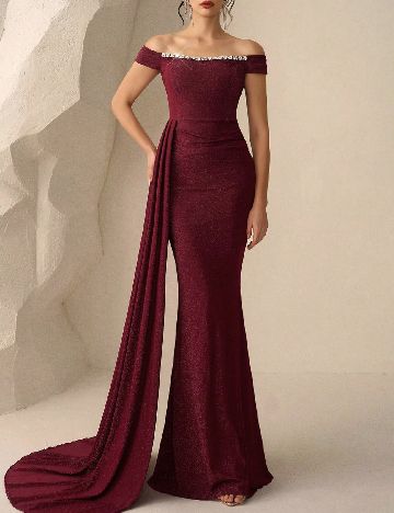 Rochie lunga SHEIN, rosu