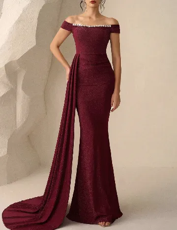 Rochie lunga SHEIN, rosu