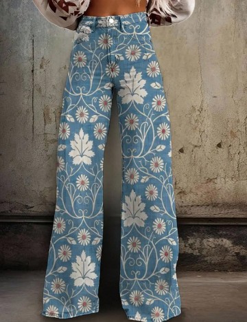 Pantaloni SHEIN, albastru
