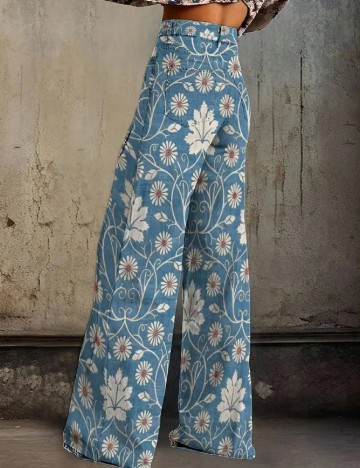 Pantaloni SHEIN, albastru