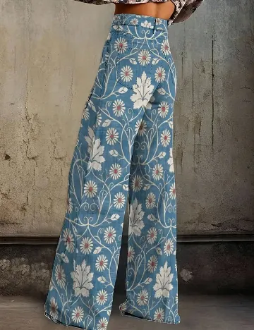 Pantaloni SHEIN, albastru