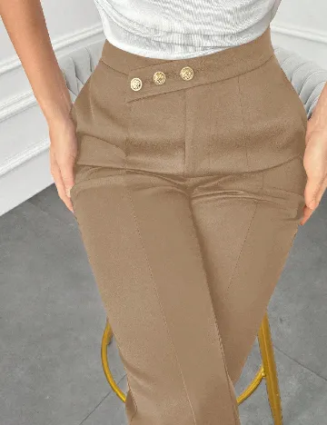 Pantaloni SHEIN, maro