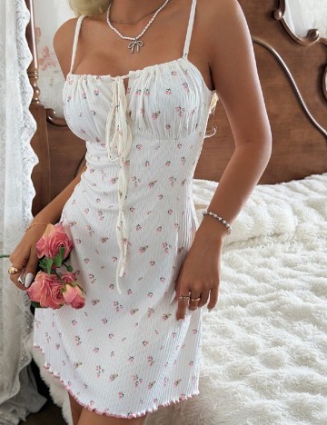 Rochie de noapte SHEIN, alb
