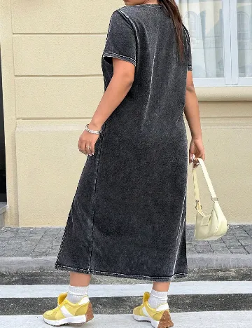 Rochie lunga SHEIN CURVE, gri