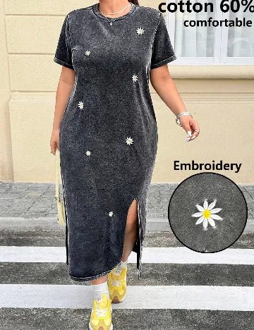 Rochie lunga SHEIN CURVE, gri