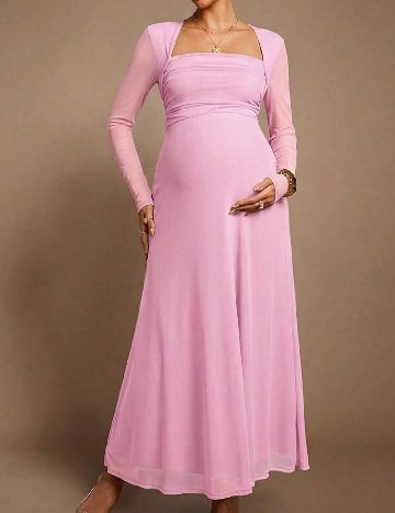 Rochie lunga SHEIN Maternity, roz