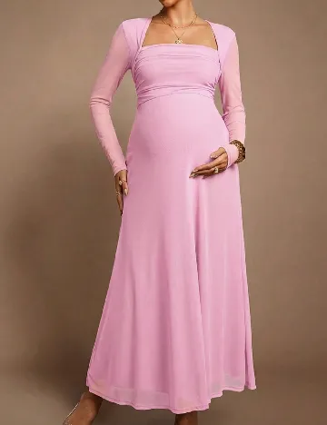 Rochie lunga SHEIN Maternity, roz