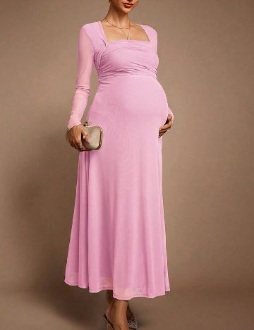 Rochie lunga SHEIN Maternity, roz